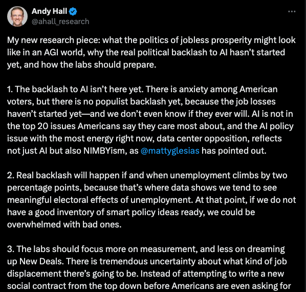 Andy Hall tweet on jobless prosperity