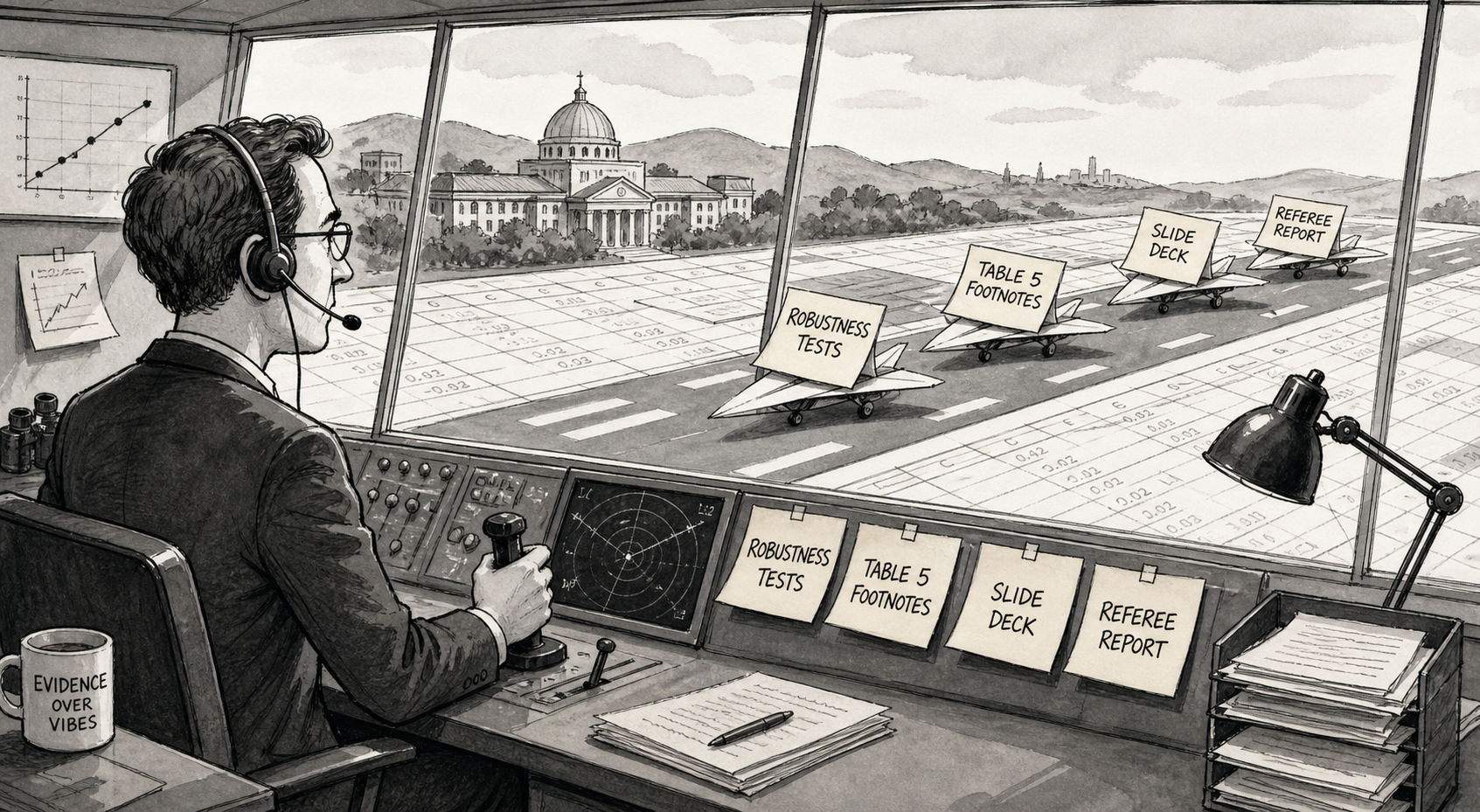 Economist as air traffic controller for agentic coding tasks